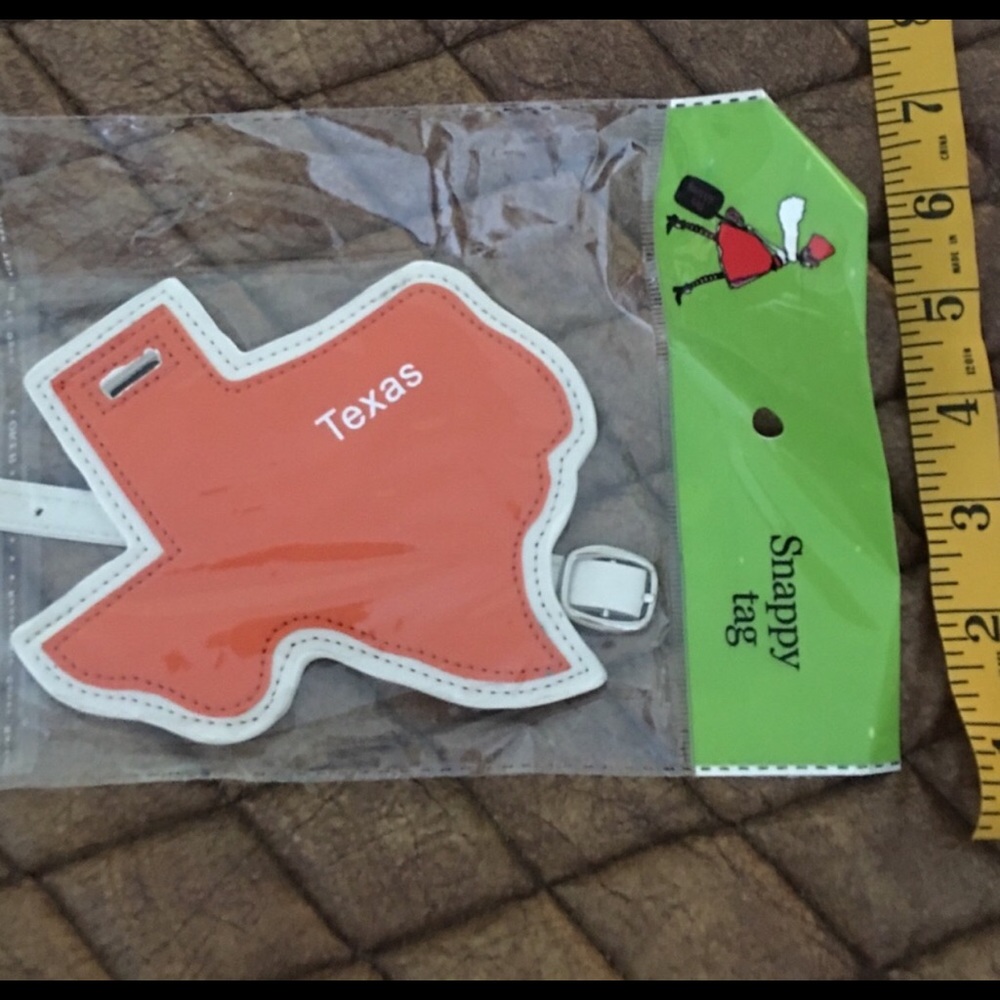 NWT State of Texas Bag Tag